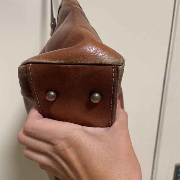 Vintage Patricia Nash Map Signature Design Leather Handbag Purse Shoulder Bag - Picture 6 of 16